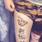 Мужской рисунок тату с животным 21.02.22 №0396 - Male animal tattoo tatufoto.com