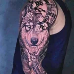 Мужской рисунок тату с животным 21.02.22 №0410 - Male animal tattoo tatufoto.com