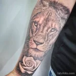 Мужской рисунок тату с животным 21.02.22 №0413 - Male animal tattoo tatufoto.com