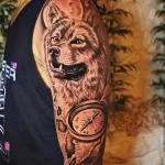 Мужской рисунок тату с животным 21.02.22 №0415 - Male animal tattoo tatufoto.com