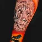Мужской рисунок тату с животным 21.02.22 №0420 - Male animal tattoo tatufoto.com