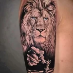 Мужской рисунок тату с животным 21.02.22 №0424 - Male animal tattoo tatufoto.com