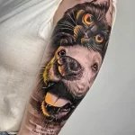 Мужской рисунок тату с животным 21.02.22 №0433 - Male animal tattoo tatufoto.com