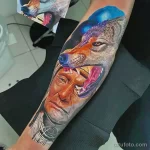 Мужской рисунок тату с животным 21.02.22 №0449 - Male animal tattoo tatufoto.com