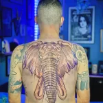 Мужской рисунок тату с животным 21.02.22 №0467 - Male animal tattoo tatufoto.com