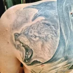 Мужской рисунок тату с животным 21.02.22 №0476 - Male animal tattoo tatufoto.com