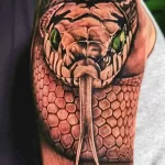 Мужской рисунок тату с животным 21.02.22 №0490 - Male animal tattoo tatufoto.com