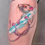 Мужской рисунок тату с животным 21.02.22 №0492 - Male animal tattoo tatufoto.com