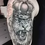 Мужской рисунок тату с животным 21.02.22 №0494 - Male animal tattoo tatufoto.com