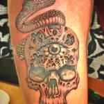 Мужской рисунок тату с животным 21.02.22 №0511 - Male animal tattoo tatufoto.com