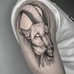 Мужской рисунок тату с животным 21.02.22 №0539 - Male animal tattoo tatufoto.com