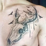 Мужской рисунок тату с животным 21.02.22 №0558 - Male animal tattoo tatufoto.com