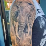 Мужской рисунок тату с животным 21.02.22 №0563 - Male animal tattoo tatufoto.com