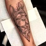 Мужской рисунок тату с животным 21.02.22 №0581 - Male animal tattoo tatufoto.com