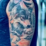 Мужской рисунок тату с животным 21.02.22 №0582 - Male animal tattoo tatufoto.com