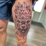 Мужской рисунок тату с животным 21.02.22 №0585 - Male animal tattoo tatufoto.com