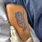 Мужской рисунок тату с животным 21.02.22 №0592 - Male animal tattoo tatufoto.com