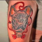 Мужской рисунок тату с животным 21.02.22 №0595 - Male animal tattoo tatufoto.com