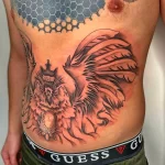 Мужской рисунок тату с животным 21.02.22 №0603 - Male animal tattoo tatufoto.com