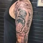 Мужской рисунок тату с животным 21.02.22 №0626 - Male animal tattoo tatufoto.com