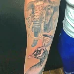Мужской рисунок тату с животным 21.02.22 №0634 - Male animal tattoo tatufoto.com