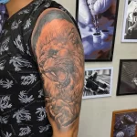 Мужской рисунок тату с животным 21.02.22 №0645 - Male animal tattoo tatufoto.com