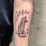 Мужской рисунок тату с животным 21.02.22 №0647 - Male animal tattoo tatufoto.com