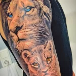 Мужской рисунок тату с животным 21.02.22 №0648 - Male animal tattoo tatufoto.com