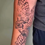 Мужской рисунок тату с животным 21.02.22 №0667 - Male animal tattoo tatufoto.com