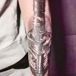 Тату с напитком Виски 12.02.22 №0052 - whiskey tattoo tatufoto.com