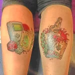 Тату с напитком Виски 12.02.22 №0061 - whiskey tattoo tatufoto.com