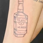 Тату с напитком Виски 12.02.22 №0066 - whiskey tattoo tatufoto.com