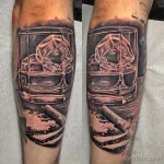 Тату с напитком Виски 12.02.22 №0211 - whiskey tattoo tatufoto.com