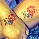 Фото парных рисунков тату 16.02.22 №0014 - couple tattoos tatufoto.com
