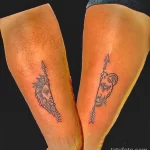 Фото парных рисунков тату 16.02.22 №0025 - couple tattoos tatufoto.com