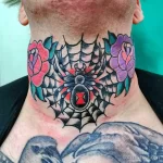 Фото пример рисунка тату на шее 02.02.22 №0071 - neck tattoo tatufoto.com