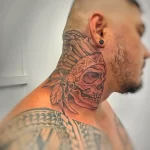 Фото пример рисунка тату на шее 02.02.22 №0079 - neck tattoo tatufoto.com
