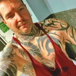 Фото пример рисунка тату на шее 02.02.22 №1408 - neck tattoo tatufoto.com