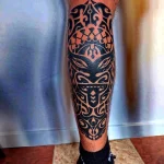 Фото пример рисунка трайбл тату 23.02.22 №0879 - tribal tattoo tatufoto.com