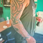 Фото пример рисунка трайбл тату 23.02.22 №0954 - tribal tattoo tatufoto.com