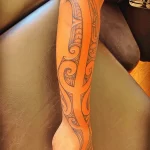 Фото пример рисунка трайбл тату 23.02.22 №1006 - tribal tattoo tatufoto.com