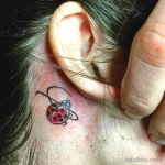 Фото тату Божья Коровка 17.02.22 №0004 - tattoo Ladybug tatufoto.com