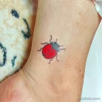 Фото тату Божья Коровка 17.02.22 №0010 - tattoo Ladybug tatufoto.com
