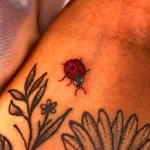 Фото тату Божья Коровка 17.02.22 №0011 - tattoo Ladybug tatufoto.com