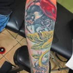 Фото тату Божья Коровка 17.02.22 №0041 - tattoo Ladybug tatufoto.com