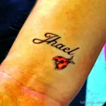 Фото тату Божья Коровка 17.02.22 №0063 - tattoo Ladybug tatufoto.com