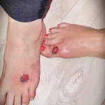 Фото тату Божья Коровка 17.02.22 №0076 - tattoo Ladybug tatufoto.com