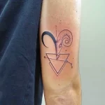 Фото тату знак зодиака 17.02.22 №0024 - Photo tattoo zodiac sign tatufoto.com