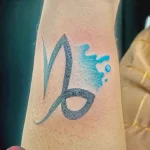 Фото тату знак зодиака 17.02.22 №0081 - Photo tattoo zodiac sign tatufoto.com