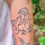 Фото тату знак зодиака 17.02.22 №0112 - Photo tattoo zodiac sign tatufoto.com